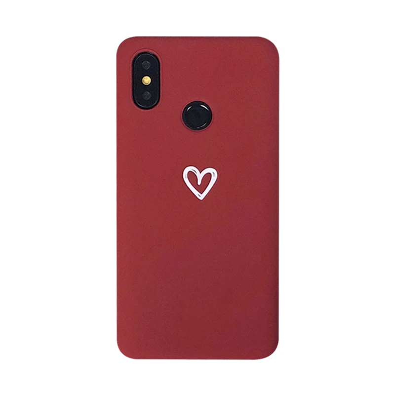Lover Сердце чехол для спортивной камеры Xiao mi Red mi Примечание 8 7 5 Pro 4 4A 4X 5A 6 6A чехол из мягкого ТПУ с фактурой под песок для Xiaomi mi 9 SE 8 A2 A3 Lite CC9 CC9E