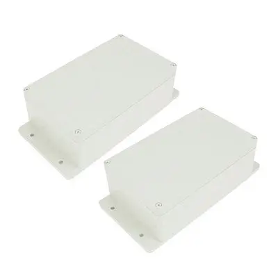 

2 Pcs Sealed Plastic Enclosure Electronic Switch Junction Box 199 x 119 x 74mm