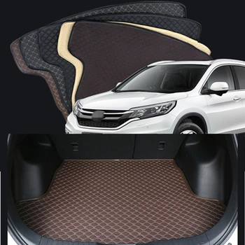 

Sinjayer Car Trunk Mat Tail Cargo Pad Fit For Volkswagen VW CC Bora Magotan POLO T-Roc Scirocco GOLF PASSAT Tiguan Jetta Touareg