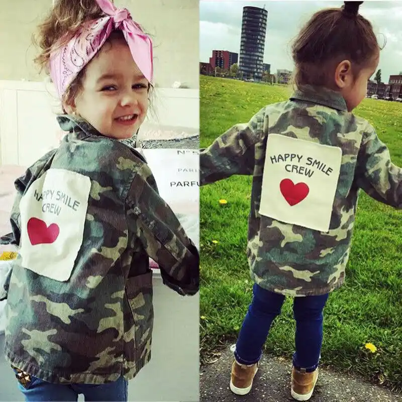 baby girl camo jacket