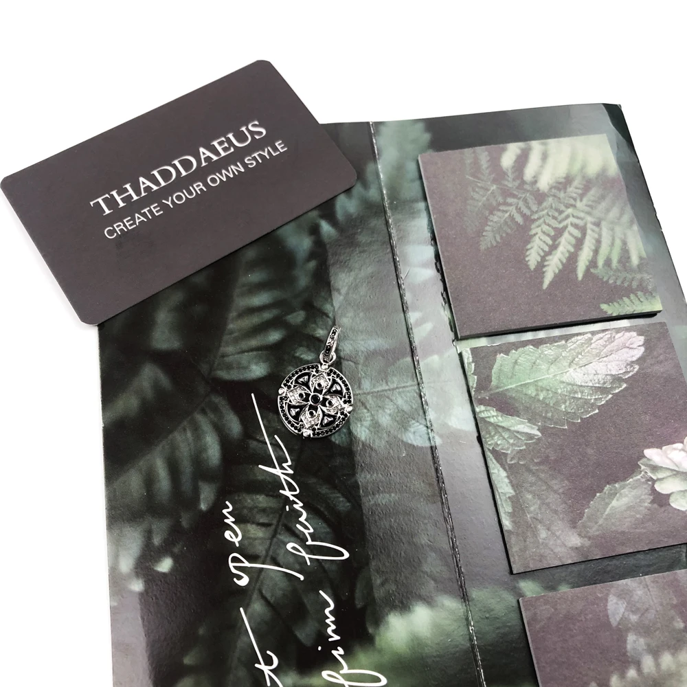 Anhänger Schwarz Asiatische Ornament Marke Edlen Schmuck Europa Zubehör 925 Sterling Silber Tolles Segen Geschenk für Frau – Detail 4