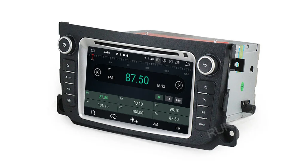 Flash Deal RUNJEE Android 9 4+64G IPS DSP Car DVD multimedia player For Mercedes Benz Smart Fortwo 2011-2014 dvd video output DAB 8