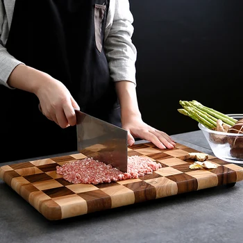 

Wooden Cutting boards Rectangular acacia wood padded chopping board