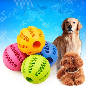 

5/7 cm Dog Toy Interactive Rubber Balls Pet Dog Cat Puppy Elasticity Teeth Ball Dog Chew Toys Tooth Cleaning Balls Toys For Dogs