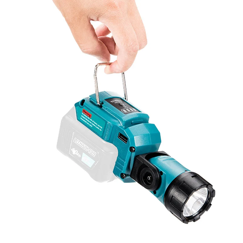 Portable Work Lamp Flashlight for Makita DCB120 10.8V 12V Li-ion Battery LED Cordless Working Light Spotlight Tool Free Shipping |