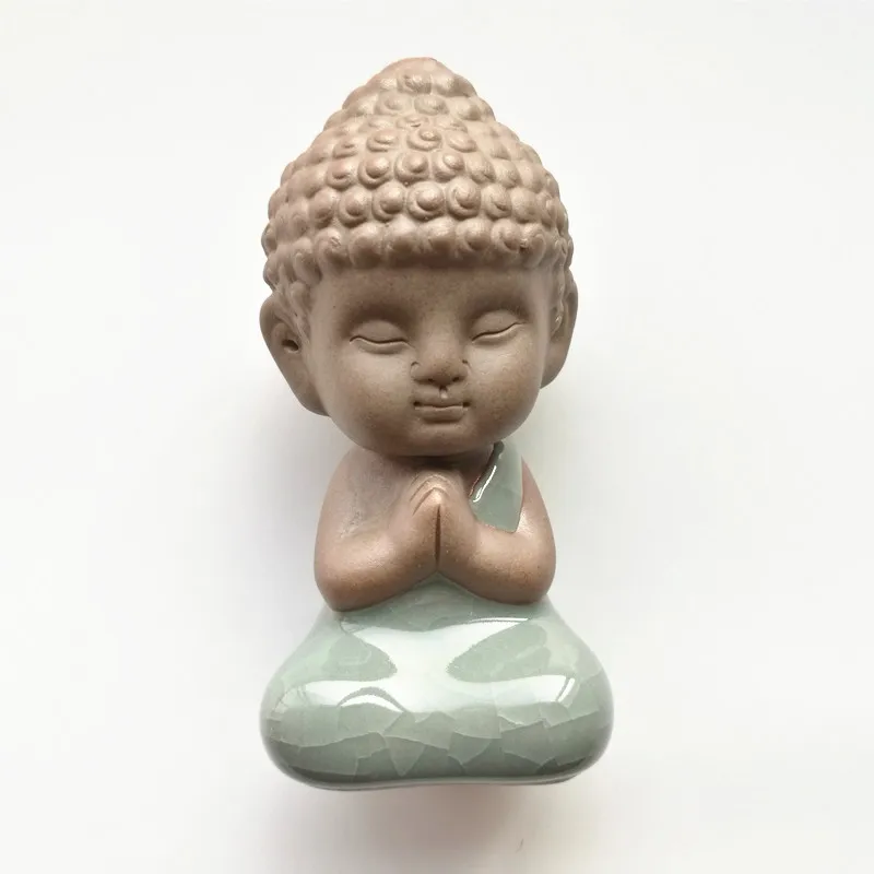 Статуя Будды статуя индийская мандала домашний декор монах чай аксессуары для
