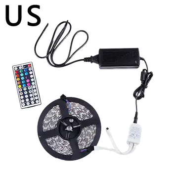 

LED Strip Light SMD 2835 DC 12V Flexible LED Lamp Tape Ribbon RGB 5M 300 Led TV Desktop Screen BackLight Diode Tape with Adapter