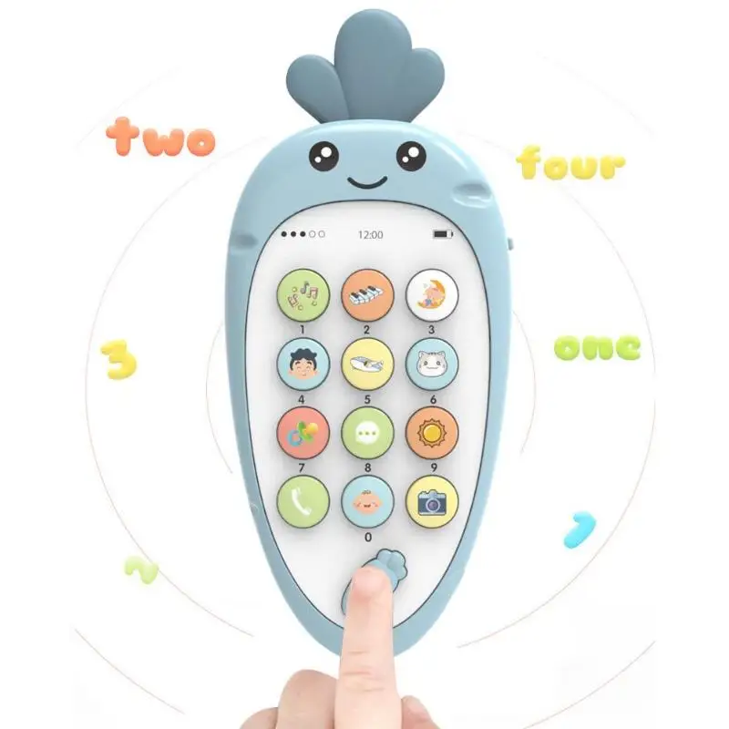 Электронные английские обучающие игрушки для мобильных телефонов ручной глаз аналоговый набор номера чехол для планшета Детские Образовательные Подарки
