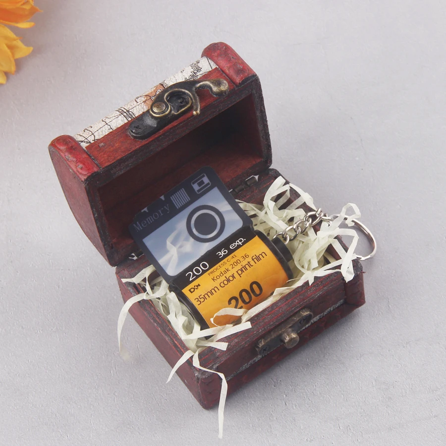 Roll-Film-Keychain Couple Photo-Film Gifts Custom Anniversary Personalized Memorial Present