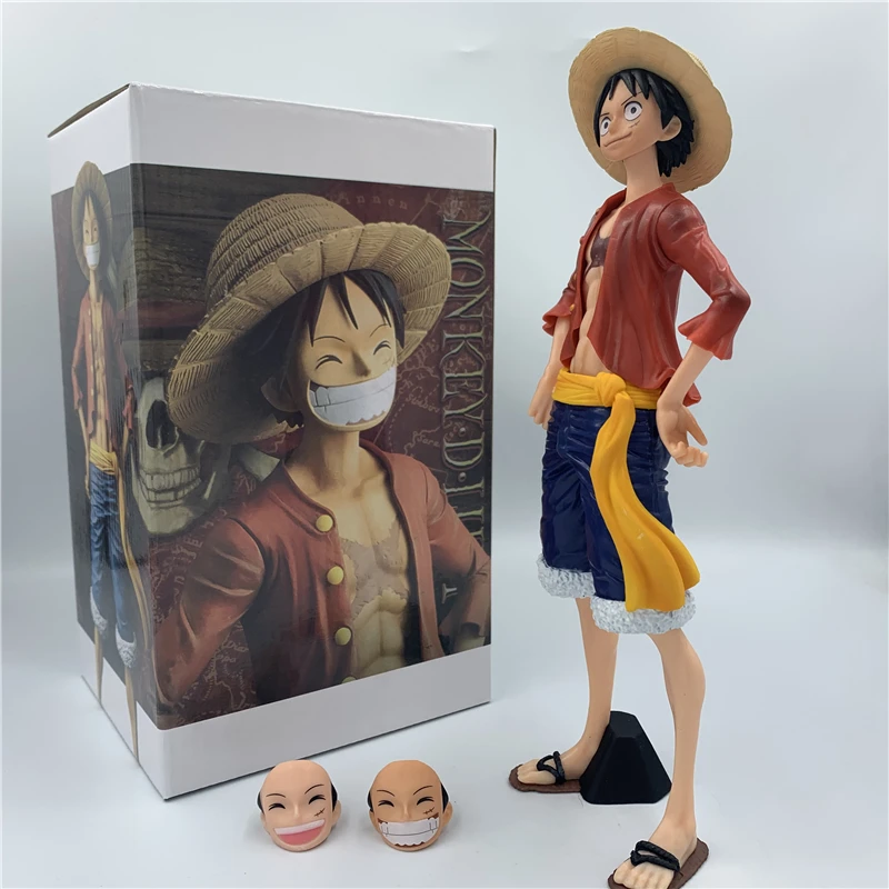 Один печенье Luffy 3D2Y Big Stand Ver. ПВХ экшн фигурка OP Sanji Zoro Коллекционная модель 27