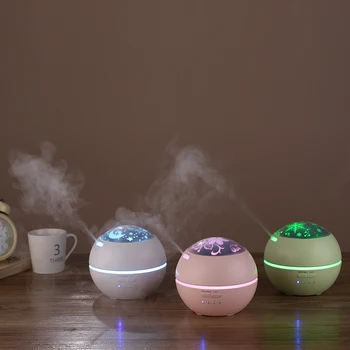

2020 new ultrasonic aromatherapy machine with floral aromatherapy device for cold mist humidifier for projection home bedroom