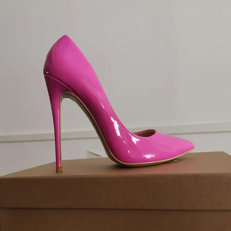 Туфли женские туфли лодочки на высоком каблуке 12 см Tacones Остроносые шпильке Talon