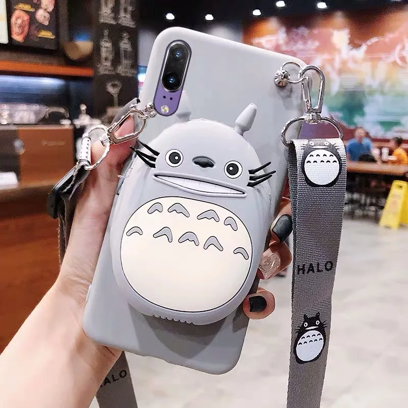 3D Cartoon Pattern 3 Для huawei Y5 Y6 Y7 Pro Prime Y9 Nova милый 3D мультяшный медведь на молнии кошелек чехол для телефона мягкий силиконовый чехол сумка Coque Fundas - Цвет: 3D Cartoon Pattern 3