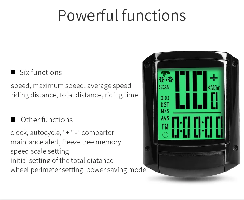 Waterproof Wireless Bicycle Computer