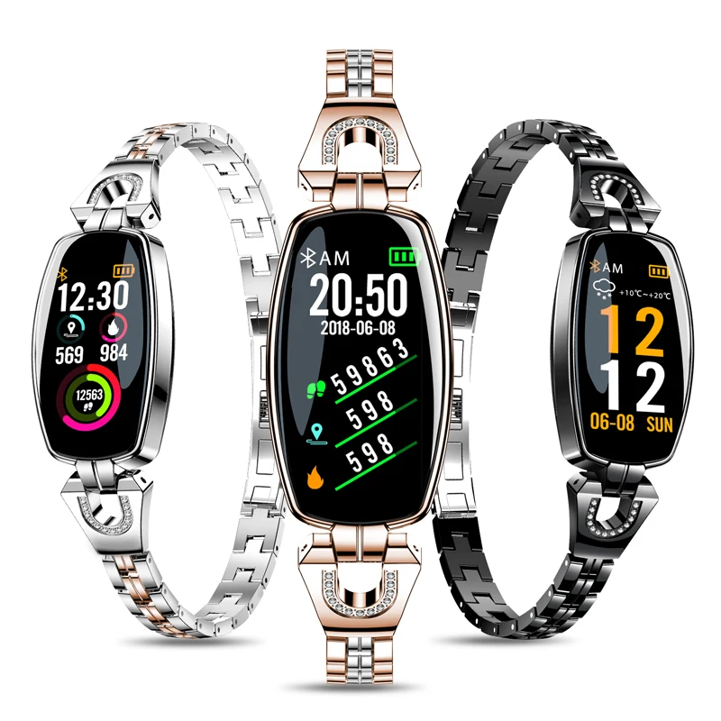 

Women's Smart Watch for Android IOS Smartwatch Bracelet Waterproof Bluetooth Heart Rate Monitor Fitness Watch P67 Waterproof