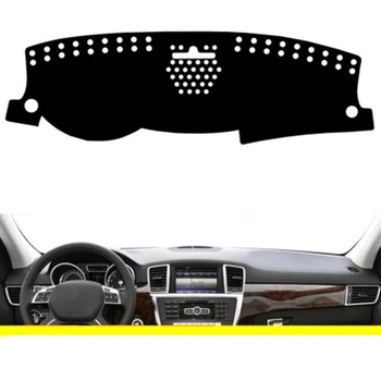 

Black Car Dashboard Cover Dash Mat For Mercedes-Benz GLE（2015-2019）2016-2017 2018 Auto Sun Shade Pad Carpet Protector