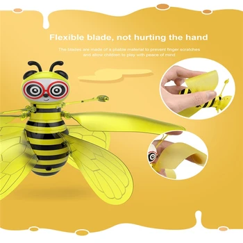 

Mini Drone Bee Induction Aircraft Infrared Sensing Hand RC Helicopter Toys RC Suspension Induction Aircraft Toy Kids Gift