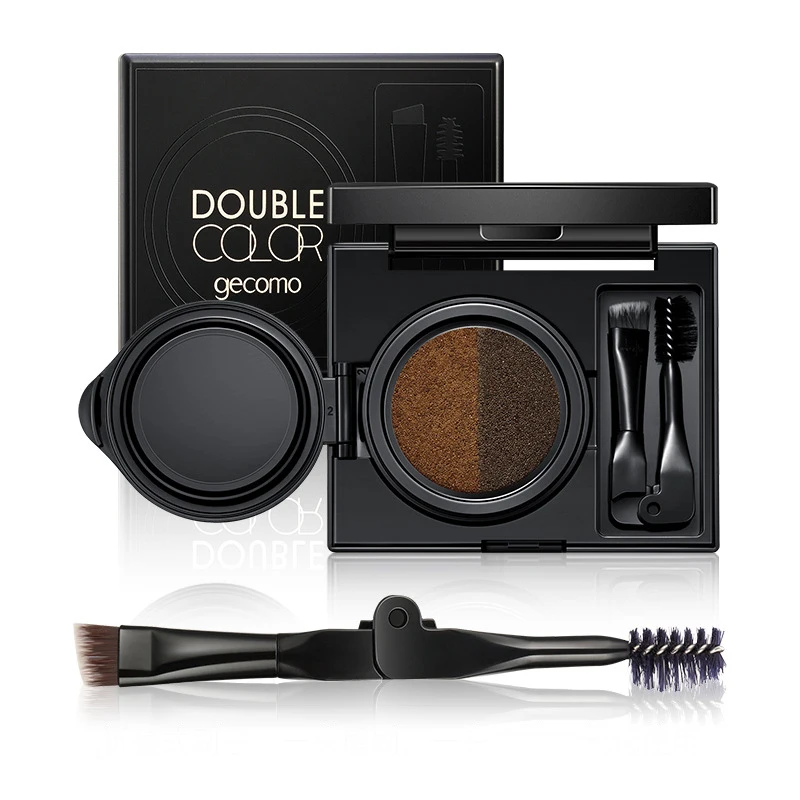 

Eyebrow Cream Enhancers Long-lasting Waterproof Air-cushion Dye Eye Brows Grey 2 Color Set Gel Professional Makeup Eyebrow brush