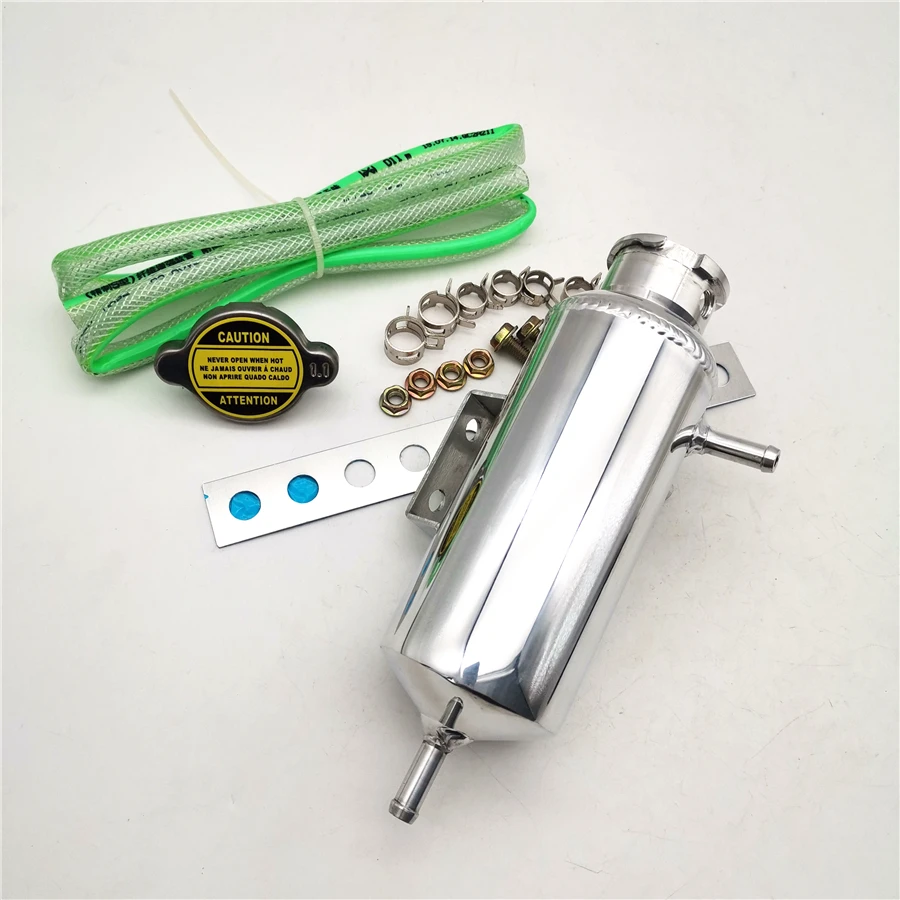 Universal Radiator Coolant Aluminum Catch Tank Bottle Overflow Reservoir 350ml