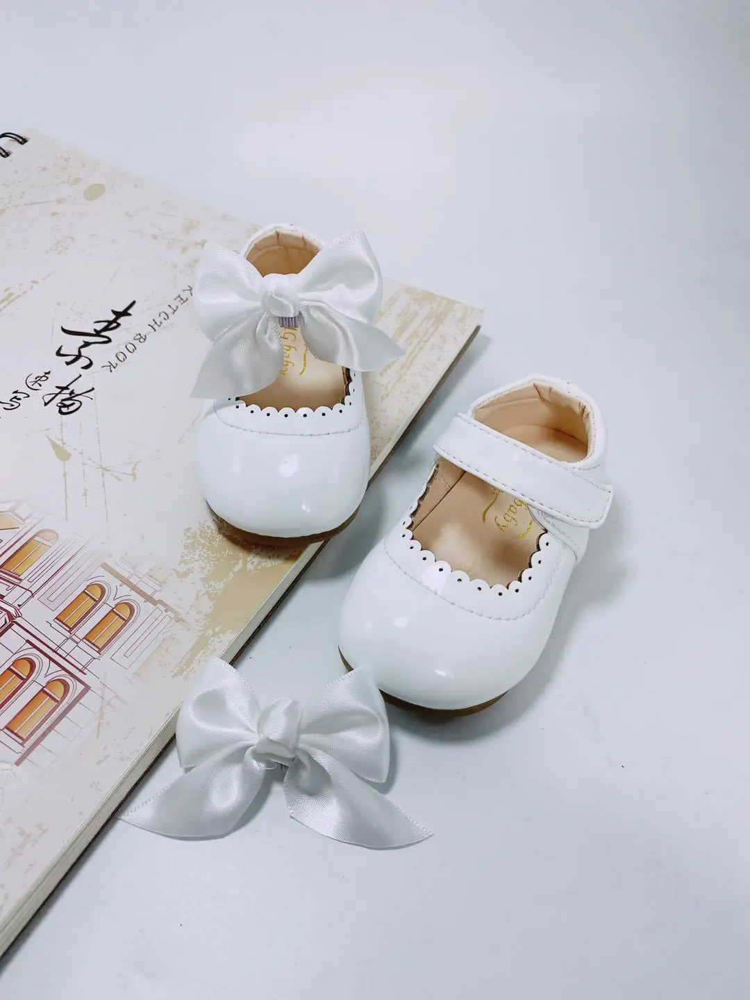 Baby Girls Shoes Patent Leather Princes Shoes Big Bow Mary Janes Party Shoes For Kids Dress Shoe  Autumn Spring Child Baby children's sandals near me