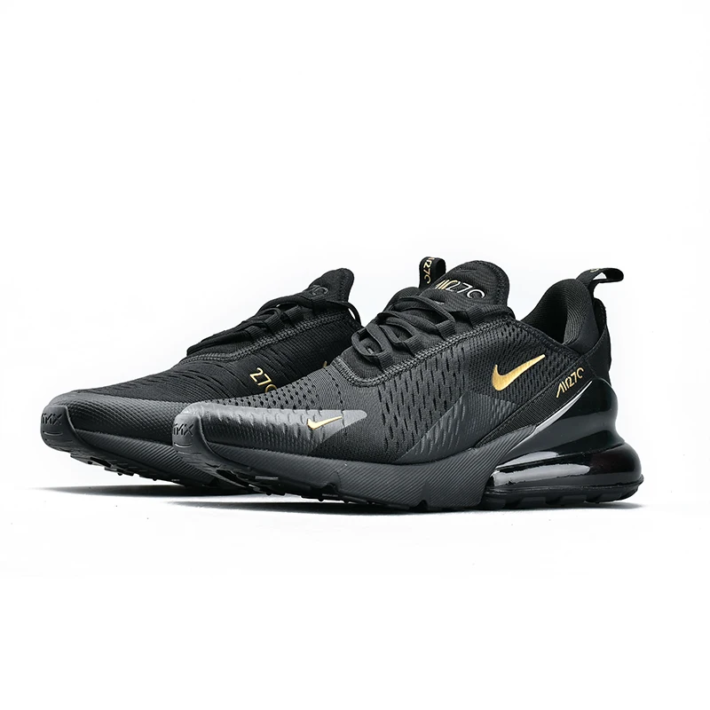 Оригинальные мужские кроссовки для бега Nike Air Max 270, классические удобные дышащие легкие спортивные уличные кроссовки с сеткой, AH8050-007