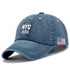 New Brand NYC Denim Baseball Cap Men Women Embroidery Letter Jeans Snapback Hat Casquette Summer Sports USA Hip Hop Cap Gorras ► Photo 1/6