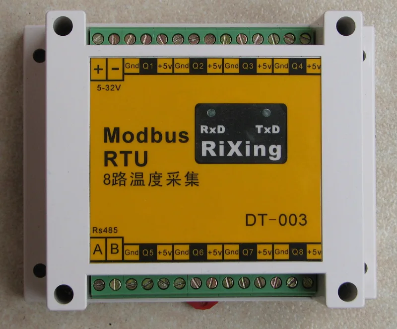 

ModBus 8-channel Temperature Acquisition Module Can Communicate with PLC Temperature Curve 485 Temperature Transmitter