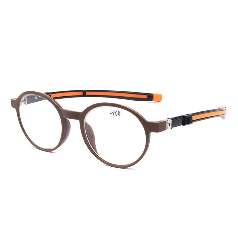 SAOIOAS, унисекс, магнитные очки для чтения, для мужчин и женщин, регулируемые, висят на шее, магнитные, передняя оправа, очки для чтения, 1,0, 1,5, 2,0, 3 - Цвет оправы: B2