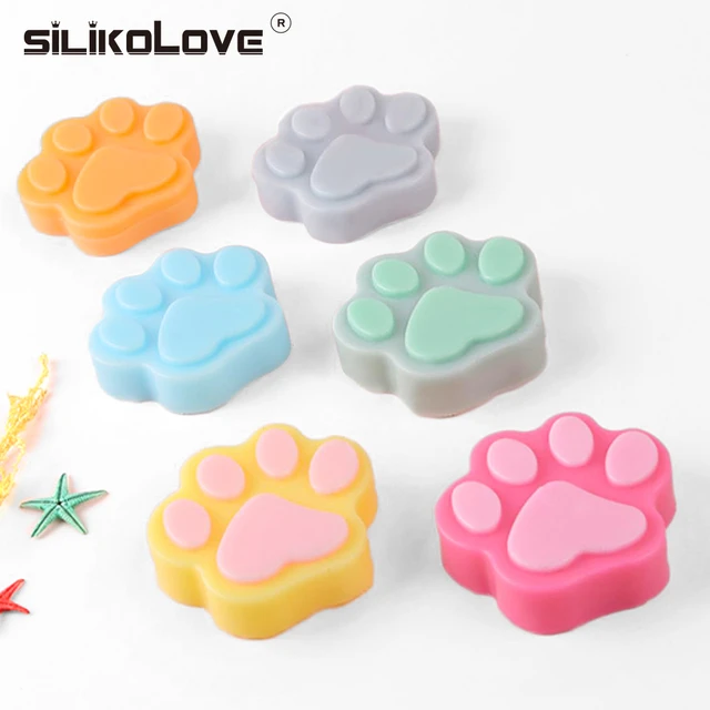 Paw and Bone Mold Silicone Molds for Baking Dog Treat Molds Puppy Paw Mold  Ice Cubes Chocolate Molds for Candy Crayons - AliExpress