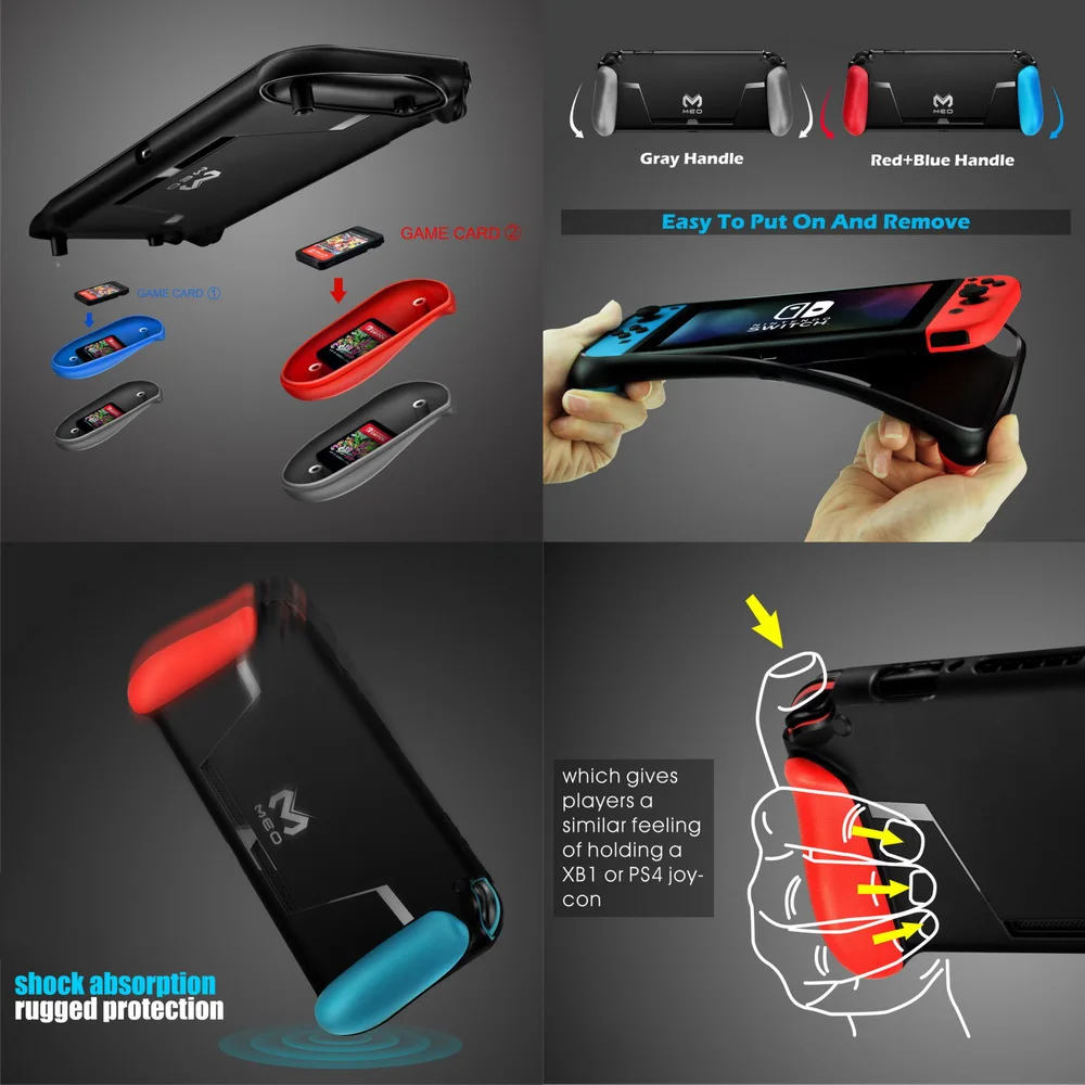 Мягкий защитный чехол для nintendo Switch черный корпус консоль ТПУ оболочка Ручка для nintendo аксессуар