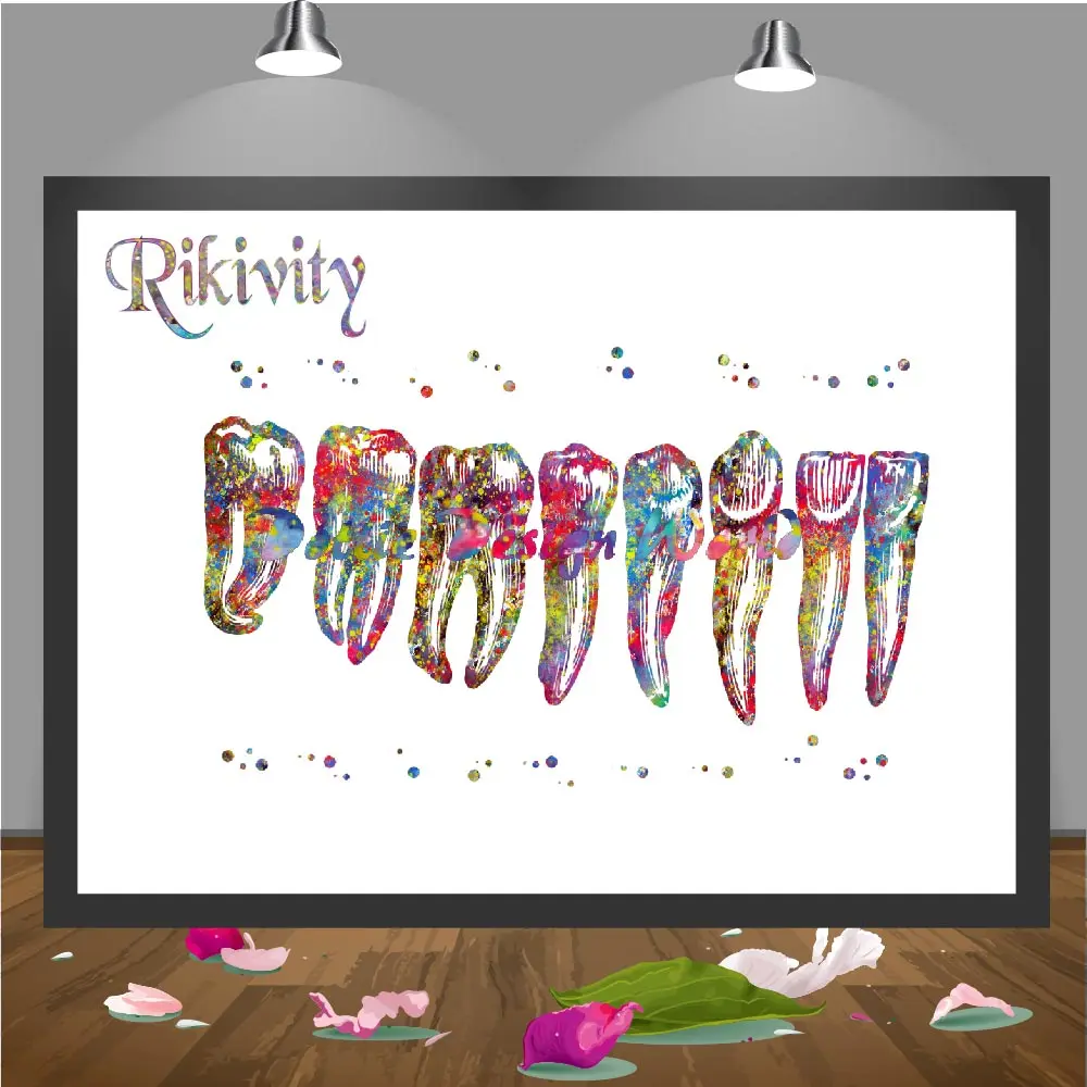 Rikivity человека анатомический плакат печать холст картина медицинский