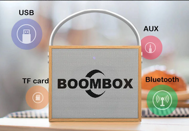 Портативный Bluetooth динамик мини сабвуфер для улицы супербас 3D tereo с микрофоном K
