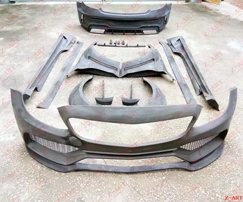 

Z-ART wide body kit for C class coupe 2015-2019 tuning body kit for W205 C class 2 door refit body kit W205 retrofit body kit