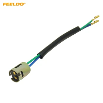 

FEELDO 20PCS Car 1157/BAY15D LED Bulb Replacement Socket Holder Adapter With Extension Wire Harness #HQ5735