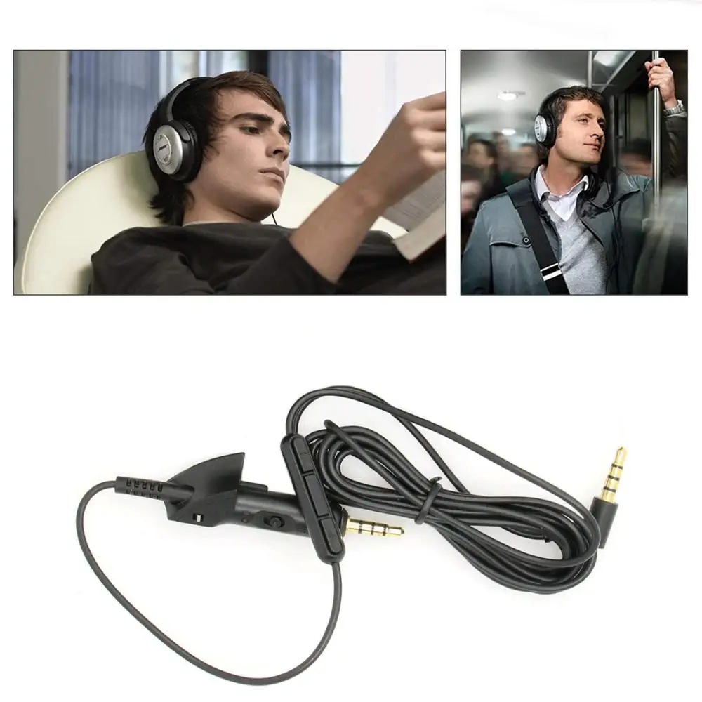 Замена аудио кабель Шнур для Bose QC15 QC2 quietкомфорт 15 2 наушники со встроенным микрофоном дистанционное управление