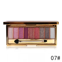 9 цветов, красивый глазурованный макияж, палитра теней для век, кисти, мерцающие пигментные тени, палитра теней для макияжа, палитра теней для век