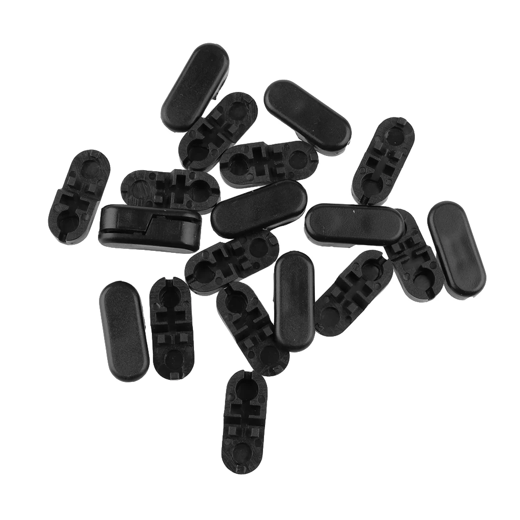 20pcs 20x8x5mm Plastic Vertical Roller/Roman Blind Chain Connector Joiner Clips