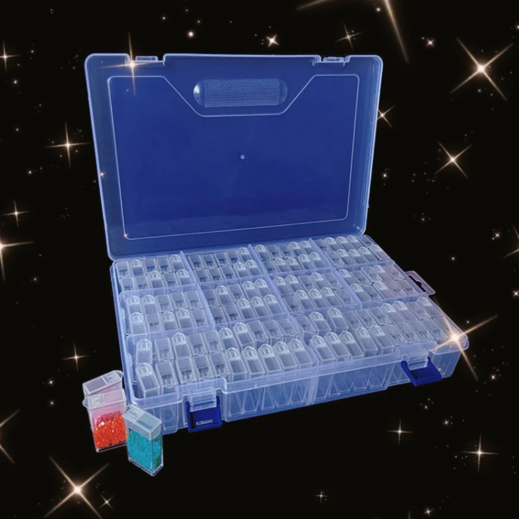 

Bottles 5D Diamond Painting Embroidery Rhinestone Accessories Tools Holder Storage Box Carry Case Container Hand Bag