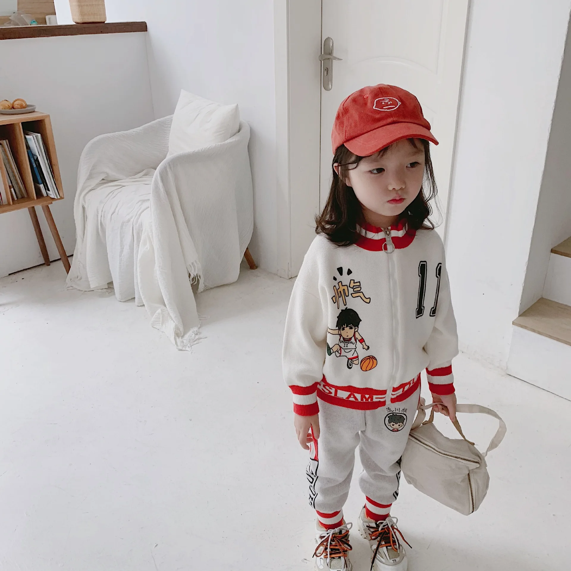 Tonytaobaby/осенне-зимняя одежда; Новая одежда для малышей; комплект со свитером с рисунком для мальчиков и девочек; спортивная одежда; Рождественский наряд; детская одежда