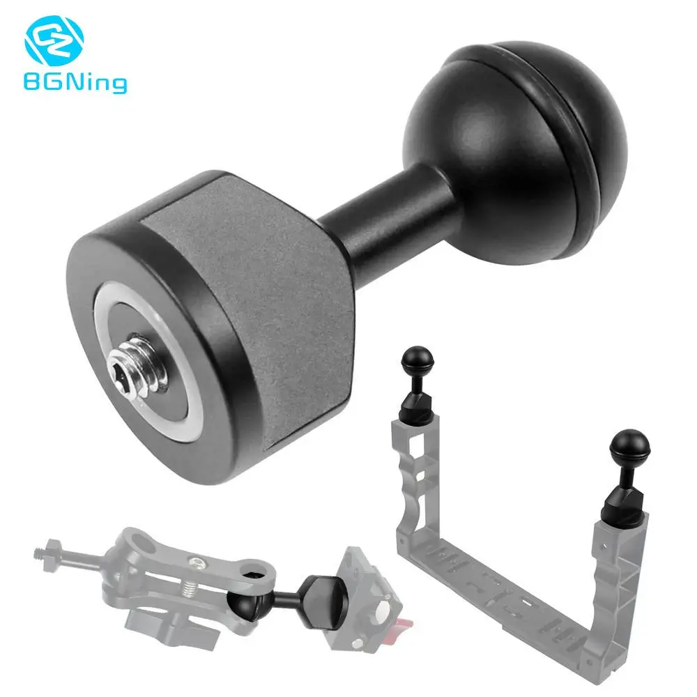 1 inch to 1/4 Screw Adapter for Gopro SLR Camera Light Diving Ball Head Clip Mount Underwater Photo Studio Accessory | Электроника