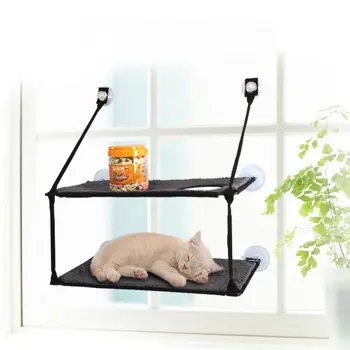 

Cat Lounger Cat Hammock Bed Mount Window Cat Lounger Suction Cups Warm Bed For Pet Cat Rest House Comfortable Soft Bed