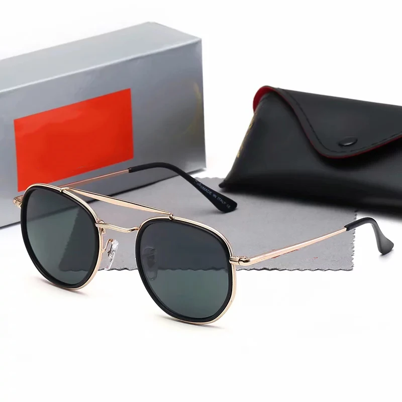 

2020 Fashion Brand Design Gradient Vintage Classic Sun Glasses Unisex MARSHAL Sunglasses Polygon Metal Style Oculos De Sol UV40