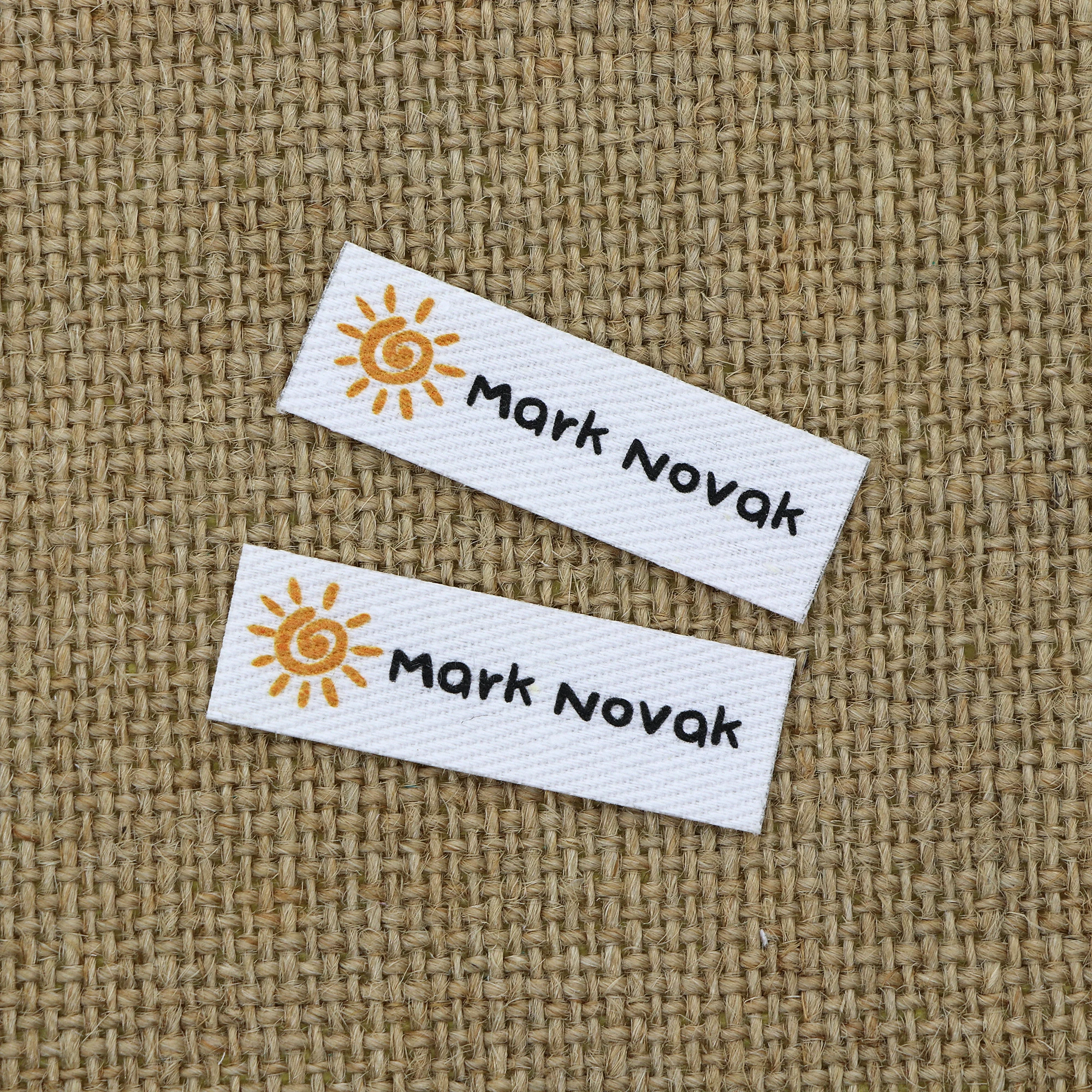 120 pieces Custom logo labels, Personalized name tags for children