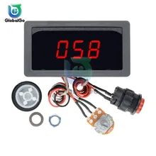 16kHz 8A PWM Motor Speed Controller DC 6-30V Digital Red Display DC Motor Control Governor Switch Module Potentiometer