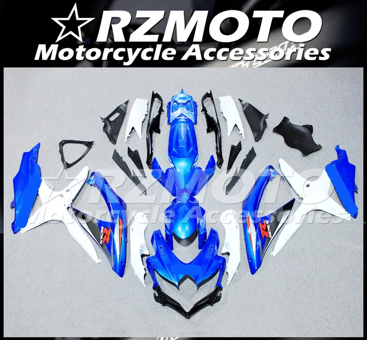 ABS мотоцикл обтекатель комплект для SUZUKI GSXR600 750 K8 2008-2010 год кузов литья под давлением Магазин № 1146