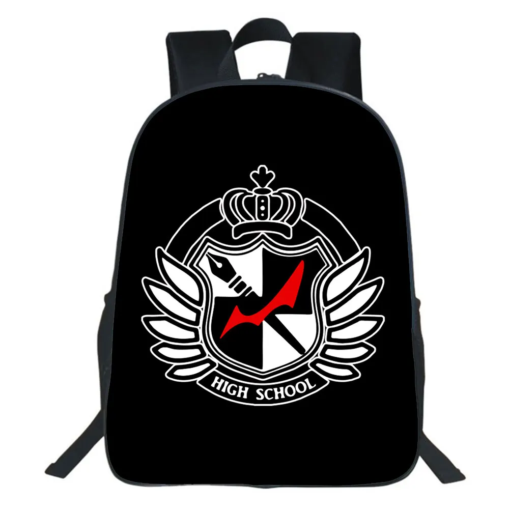 Danganronpa Backpack Monokuma Boy Girl Daily School Backpacks Men Women Laptop Rucksack Cartoon Anime Teen Cosplay Travel Bag