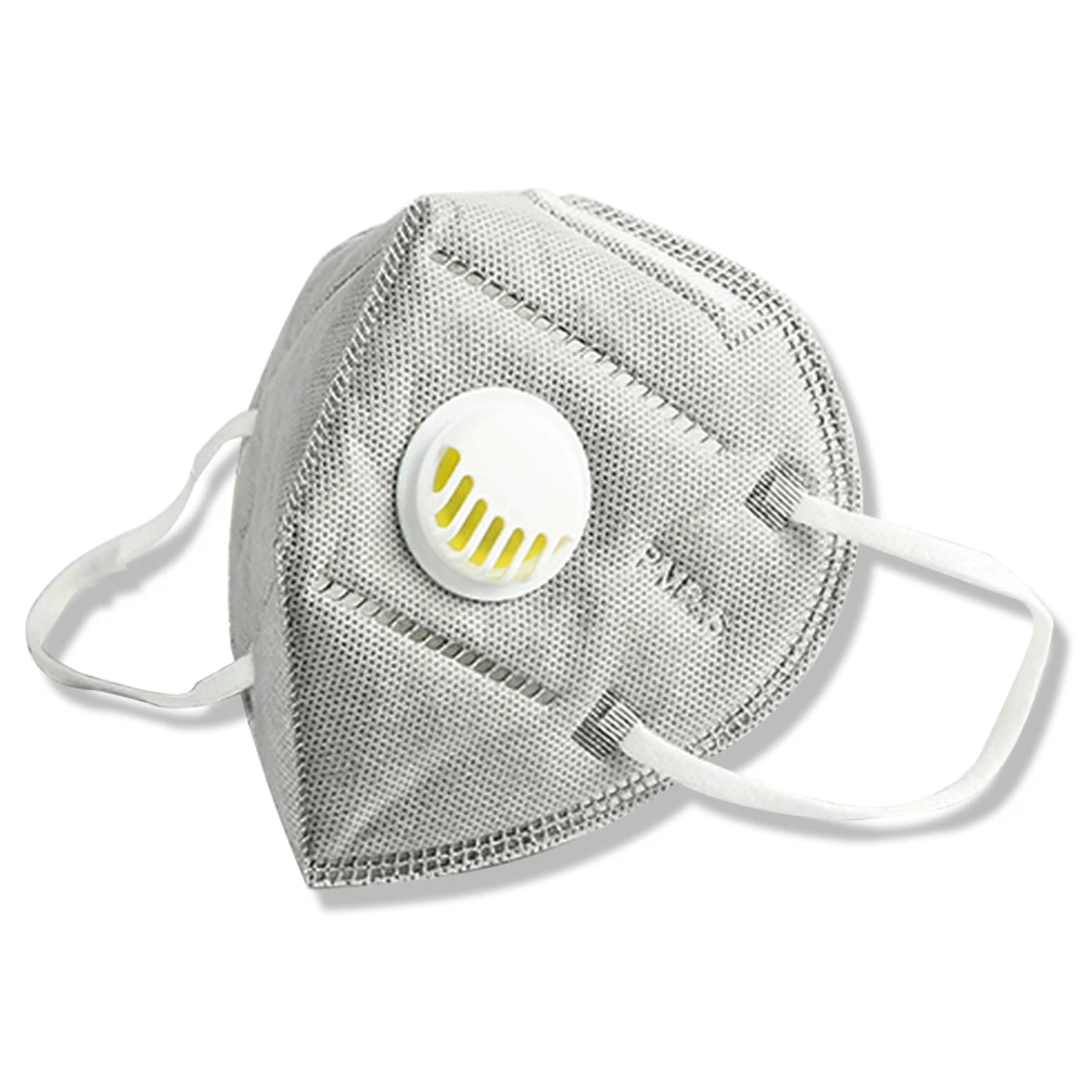 

10 Pcs Four Layer Filter Protective Mask KN95 Dust Mask Non Woven Anti-fog Breathable Face Masks Breathing Valve Mask KN95 Mask