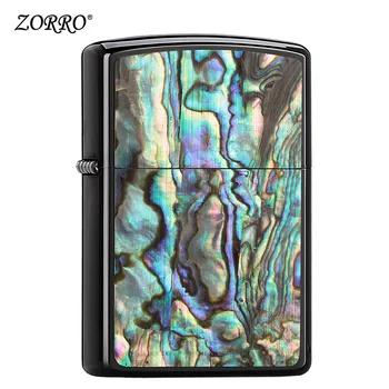 

Lighter Creative Shell Seal Back Engraving Customized Retro Grinding Wheel Personality Male
