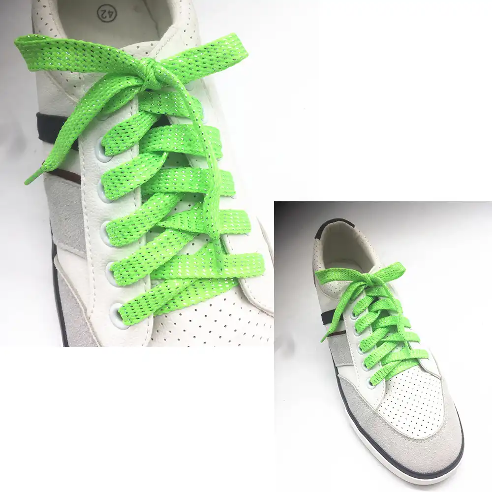 luminous green trainers