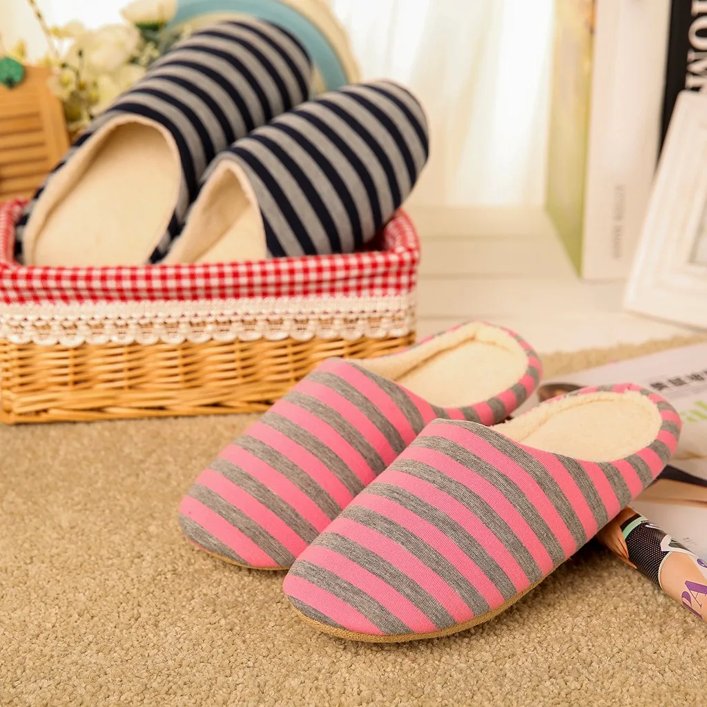 Мужские тапочки; домашняя обувь на плоской подошве; женские теплые домашние плюшевые мягкие тапочки; нескользящая зимняя обувь для спальни